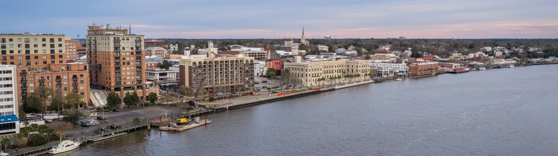 Wilmington, NC waterfront and commercial district